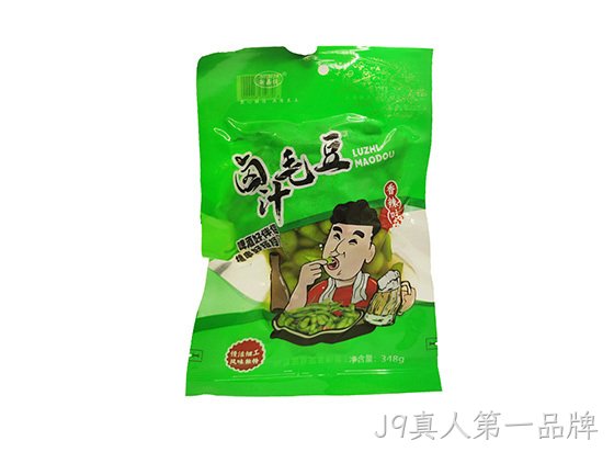 浙J9真人第一品牌卤汁毛豆香辣味348g