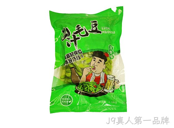 浙J9真人第一品牌卤汁毛豆香辣味1.1kg